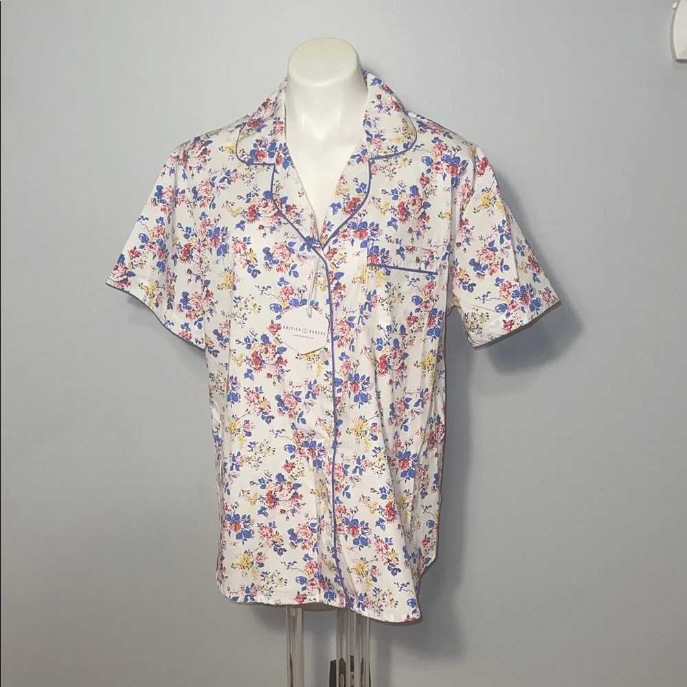 British Boxers Knockout Nightwear ladies NWT Pajama top. 100% cotton.  XXL